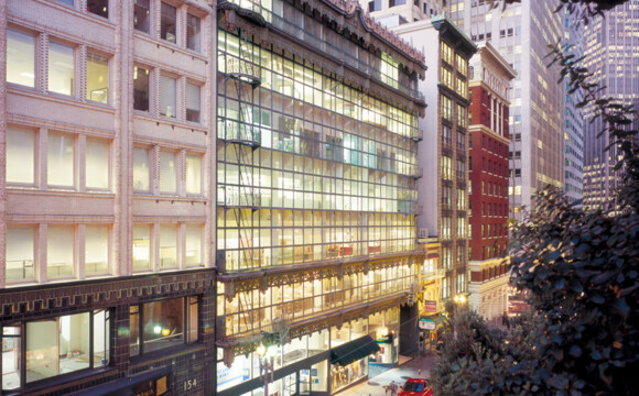 The Hallidie Building, headquarters of The American Institute of Architects, San Francisco.