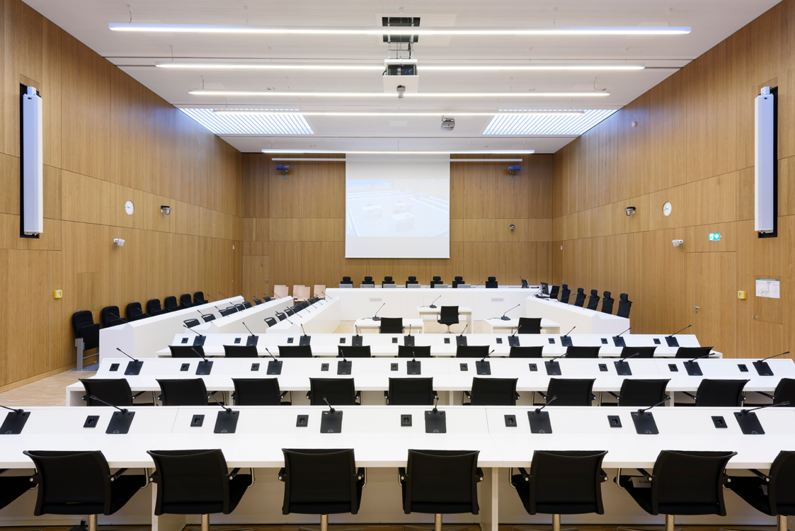 Stadelheim high security courtroom, Munich