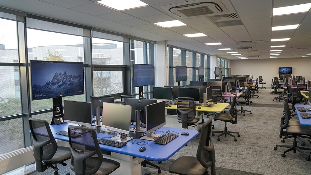 Multi-functional active learning collaboration room, University of Dundee, Dalhousie Building