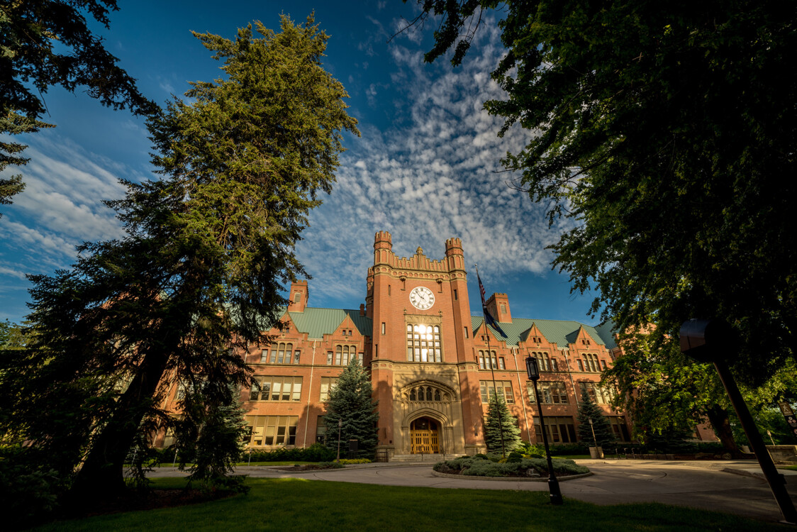 Exterior view, University of Idaho, USA